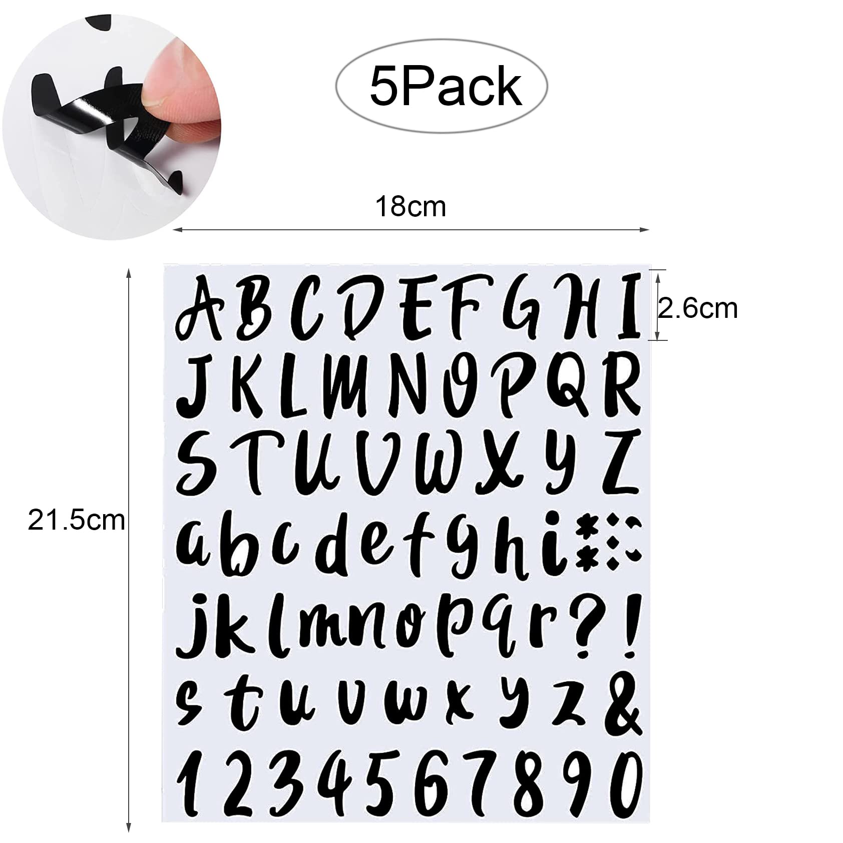 Lettere E Numeri Adesive | Confronta Prezzi - Foto 3