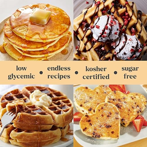 Vista 7 de Scotty's Everyday - Mezcla Keto para panqueques y waffles - 0.04 oz de carbohidratos netos, 0.00 oz de azúcar añadido, sin gluten, alta fibra - Sin