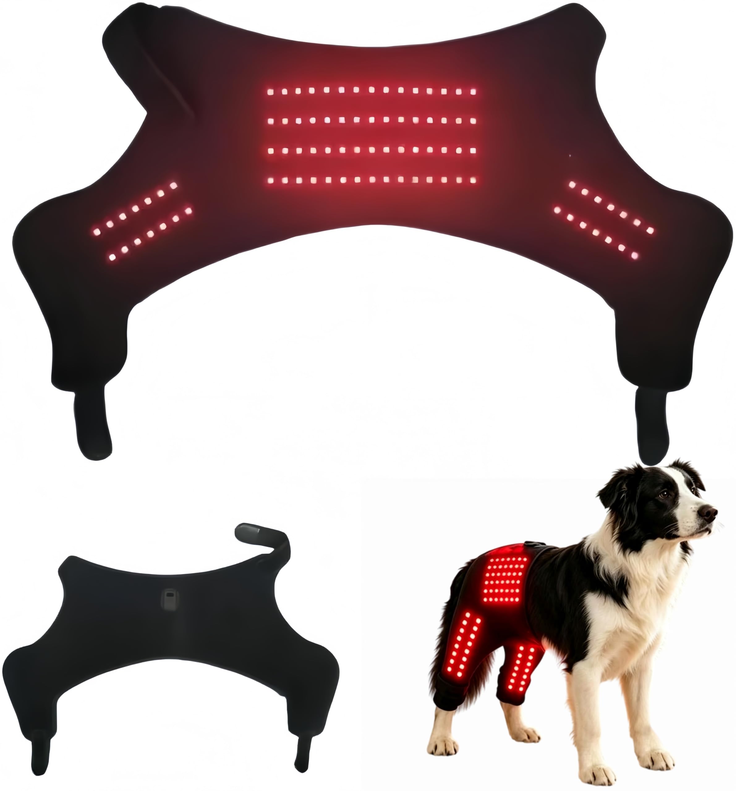 Red Light Therapy for Dogs Medium and Large Vest, Wireless Wearable Design