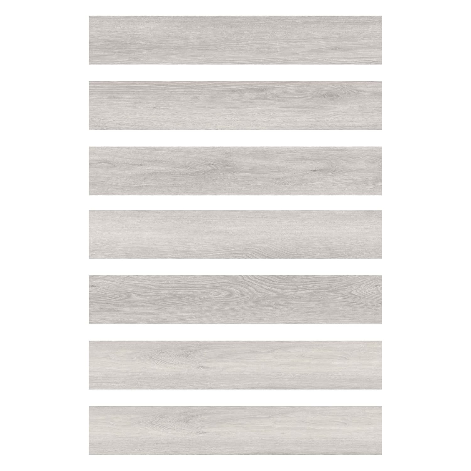 FloorPops 36-in by 6-in Light Grey Peel and Stick Wood Floor Planks ...