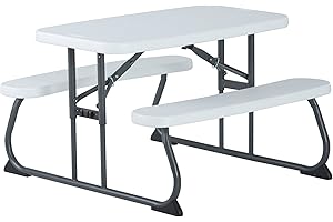 Kid's Picnic Table, White