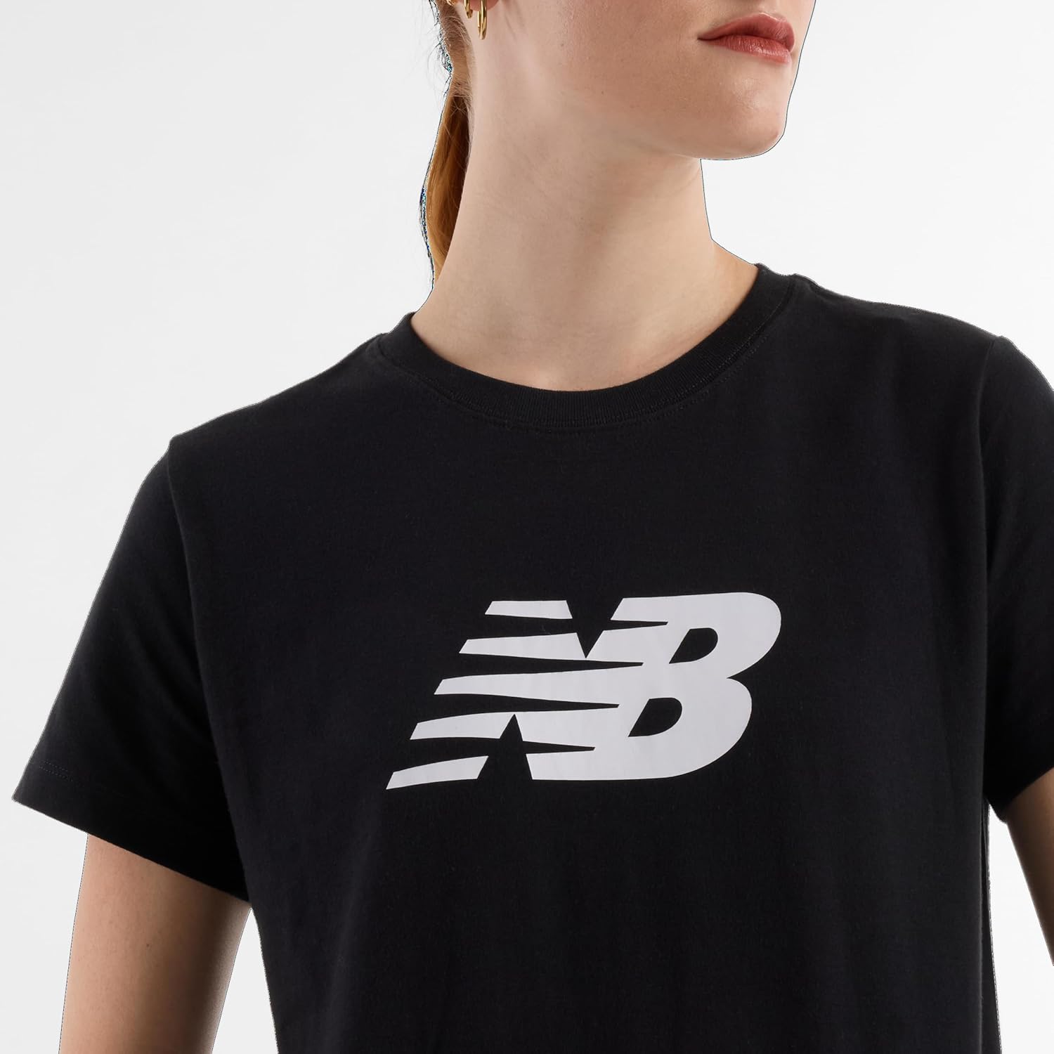New Balance Womens Sport Jersey Logo T-Shirt - Image 4