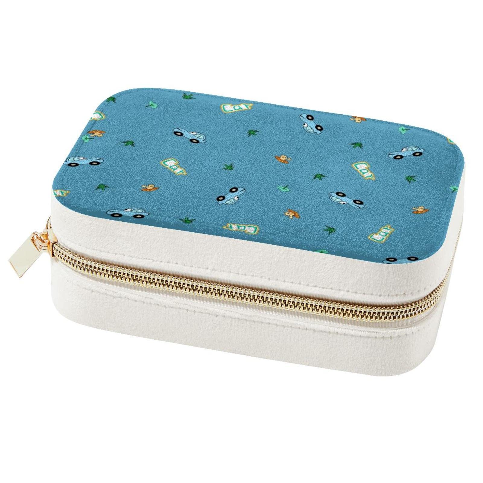 Organiseur de bijoux de voyage et boîte de rangement portable pour bagues