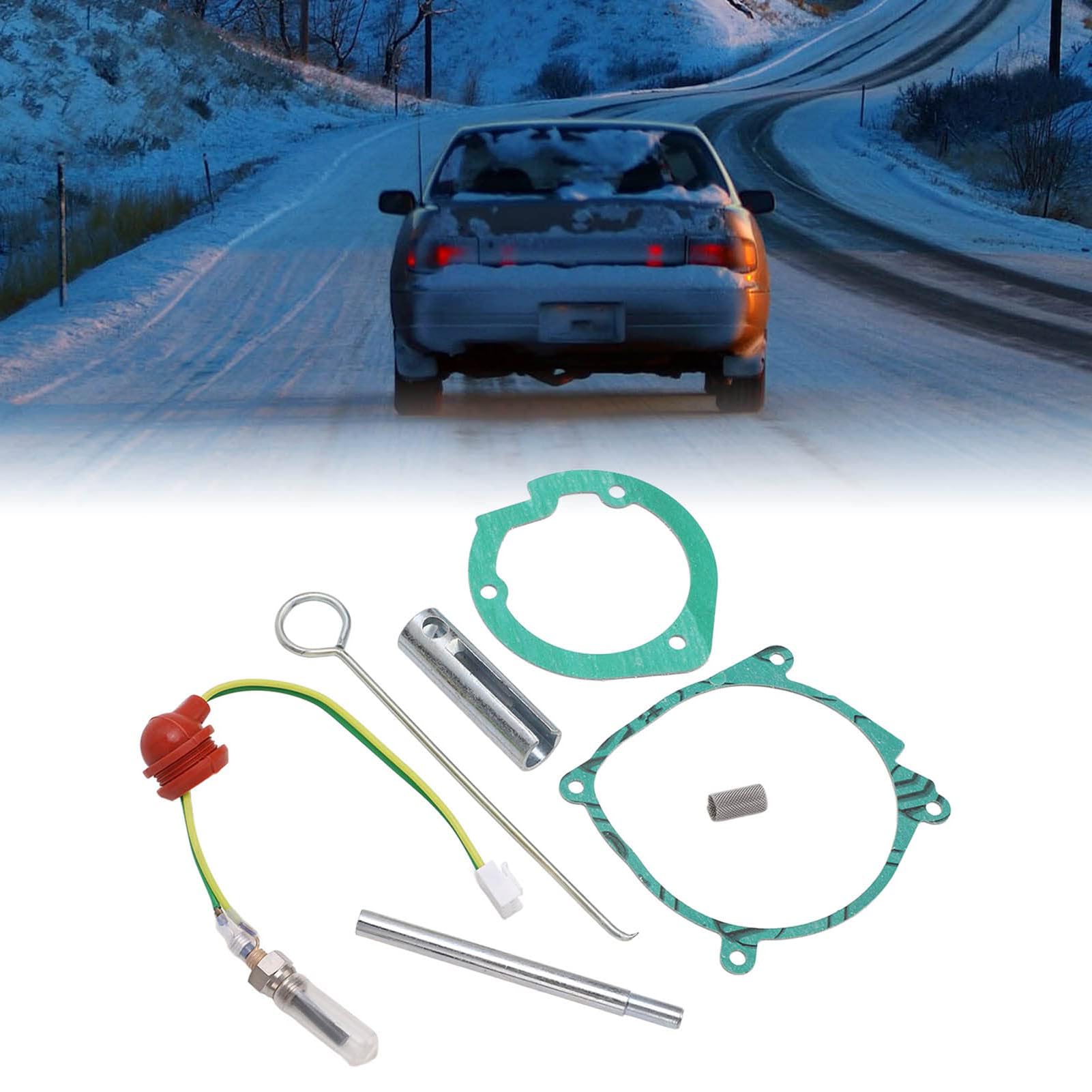 Kit Candeletta Riscaldatore Diesel 12V | Ricambio Per Webasto/Eberspächer 2kW Con Chiave - Foto 2