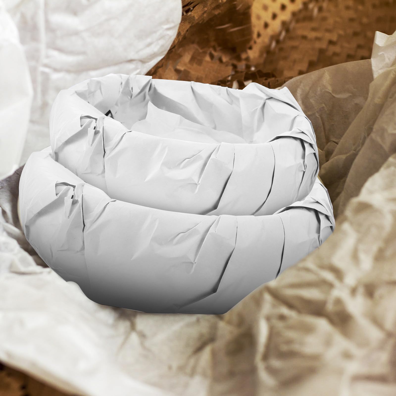 Packpapier 200 Blatt 38x70cm für Feste und Anlässe Weiß