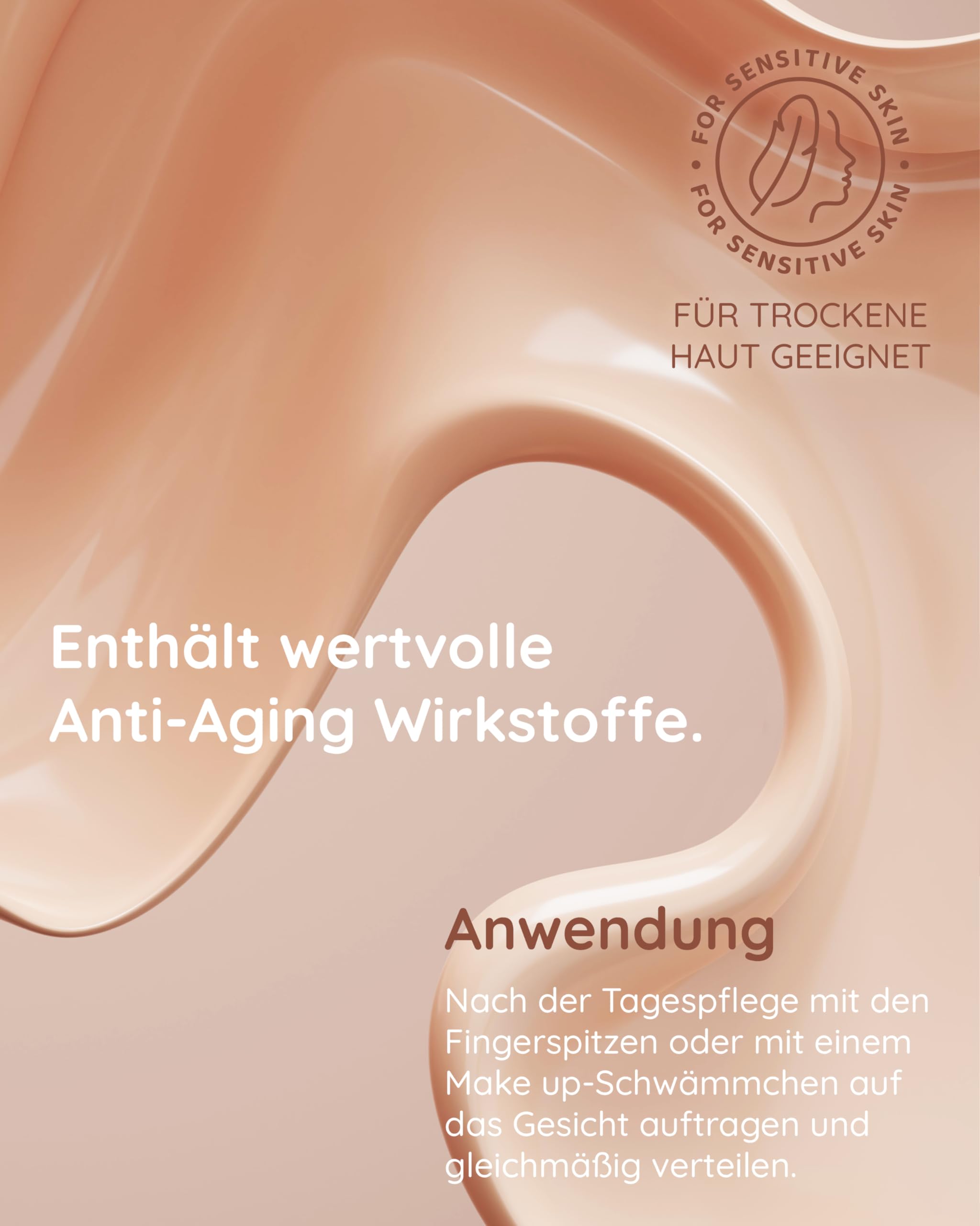 Malu Wilz Velvet Touch Foundation Sand Rose Cake 30ml I Skincare Creme Make up für makellosen Teint I Kaschiert Unebenheiten, Augenringe, Fältchen