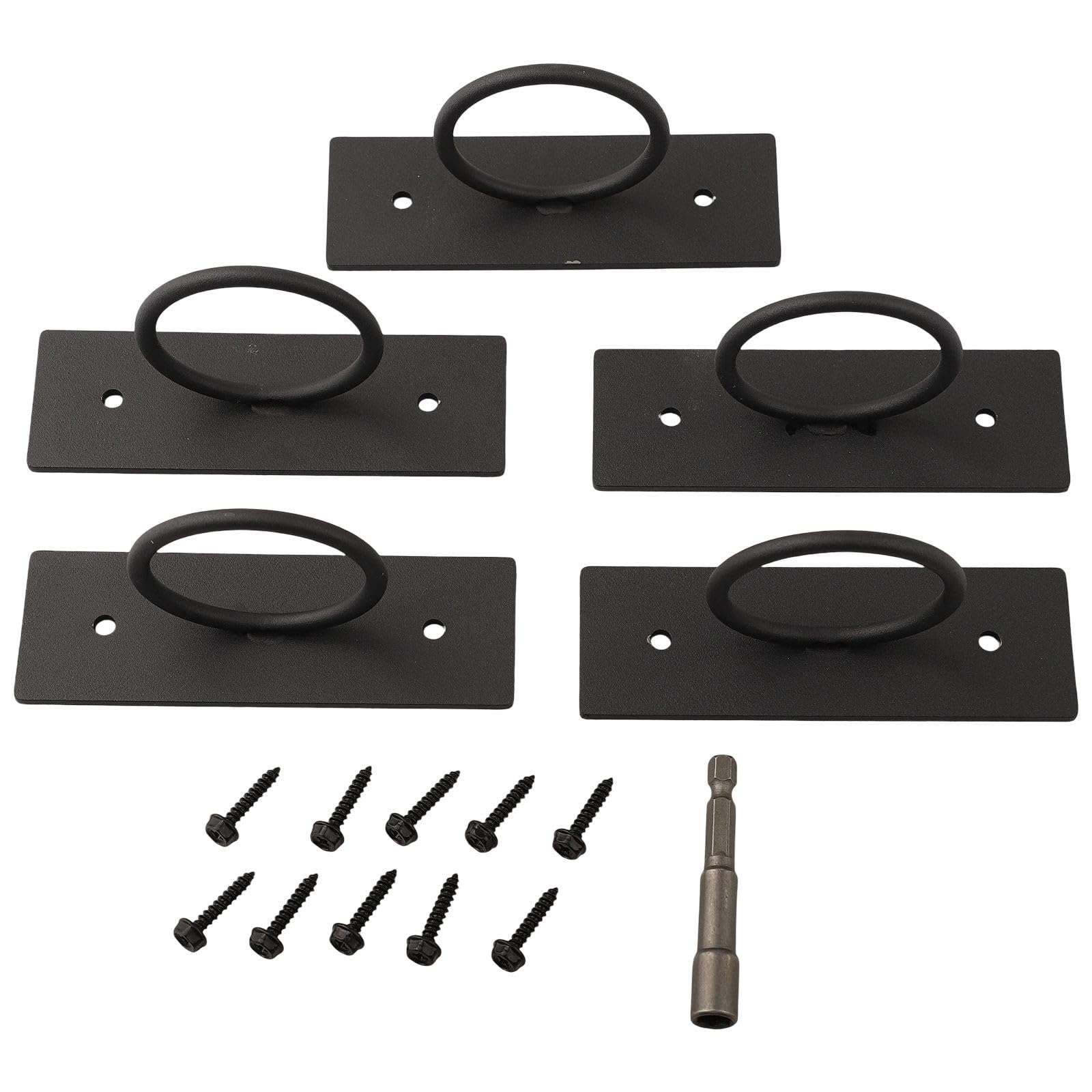 Support de corde noir acier inoxydable 304 balustrade quai jardin