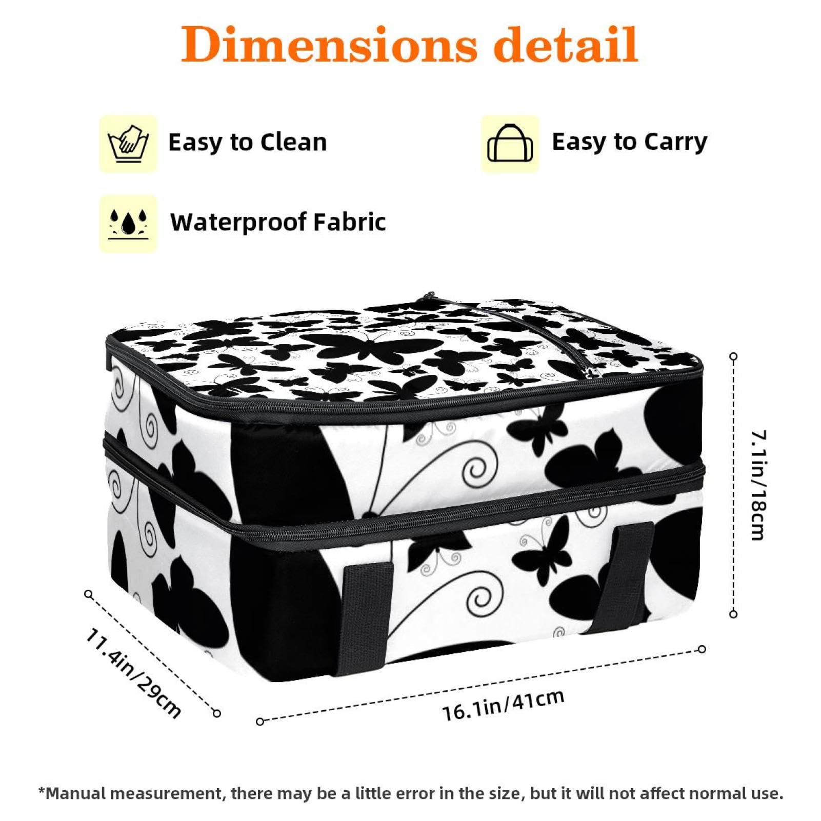 Grand sac à déjeuner isotherme pour homme et femme, double couche, étanche, étanche, réutilisable, sac fourre-tout pour le travail, l'école, le pique-nique, la plage, le camping, les voyages, motif