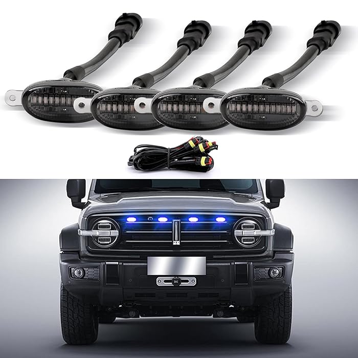 Buy CIIHON Front Grille Lights Compatible with TRD PRO Grille Light Ford F150 F250 F350 Raptor