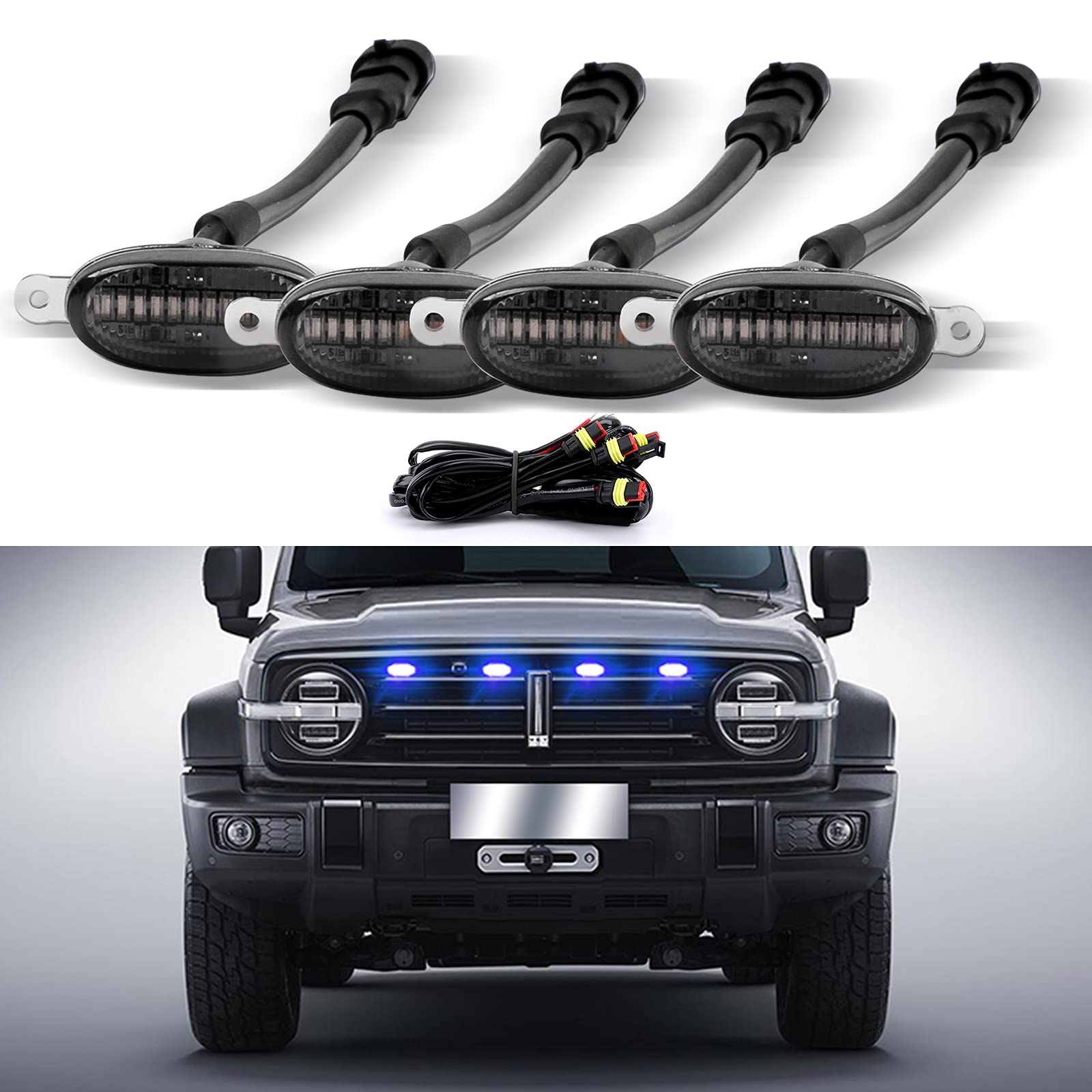 Buy CIIHON Front Grille Lights Compatible with TRD PRO Grille Light