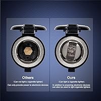 Vista 6 de Enchufe para encendedor de cigarrillos de automóvil DC 12V/24V, toma de corriente de 12 voltios, repuesto para encendedores de cigarrillos y piezas