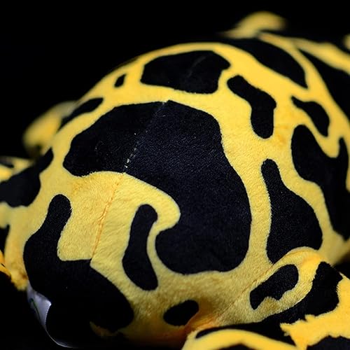 Miniatura 8 de Tiny Heart Kawaii - Juguete de peluche de rana venenosa con cinta amarilla, 6.29 pulgadas, color amarillo, súper suave, adorable figura de peluche