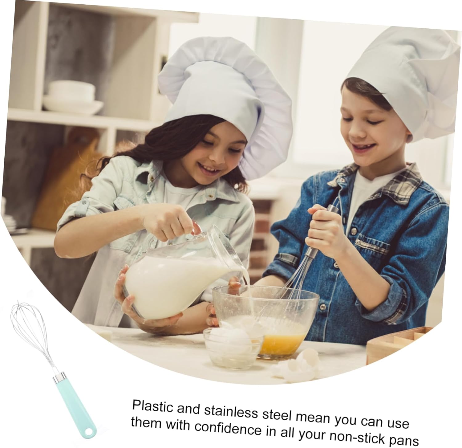 Hemoton Fun Kitchen Gadgets 9pcs Cookware Set Baking Utensils Plastic Handle Kitchen Tool Set