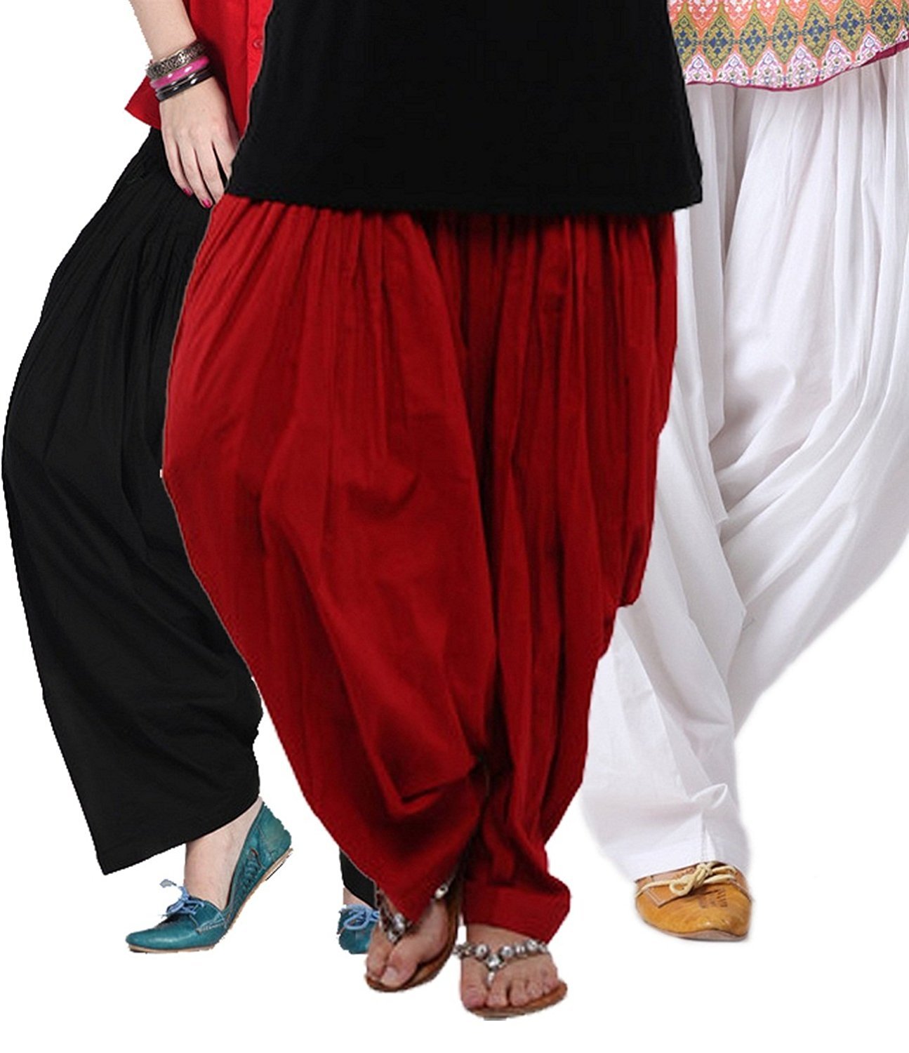 pistaa's Combo Of Women Cotton Patiala Salwar Regular Fit Pant-picture-36
