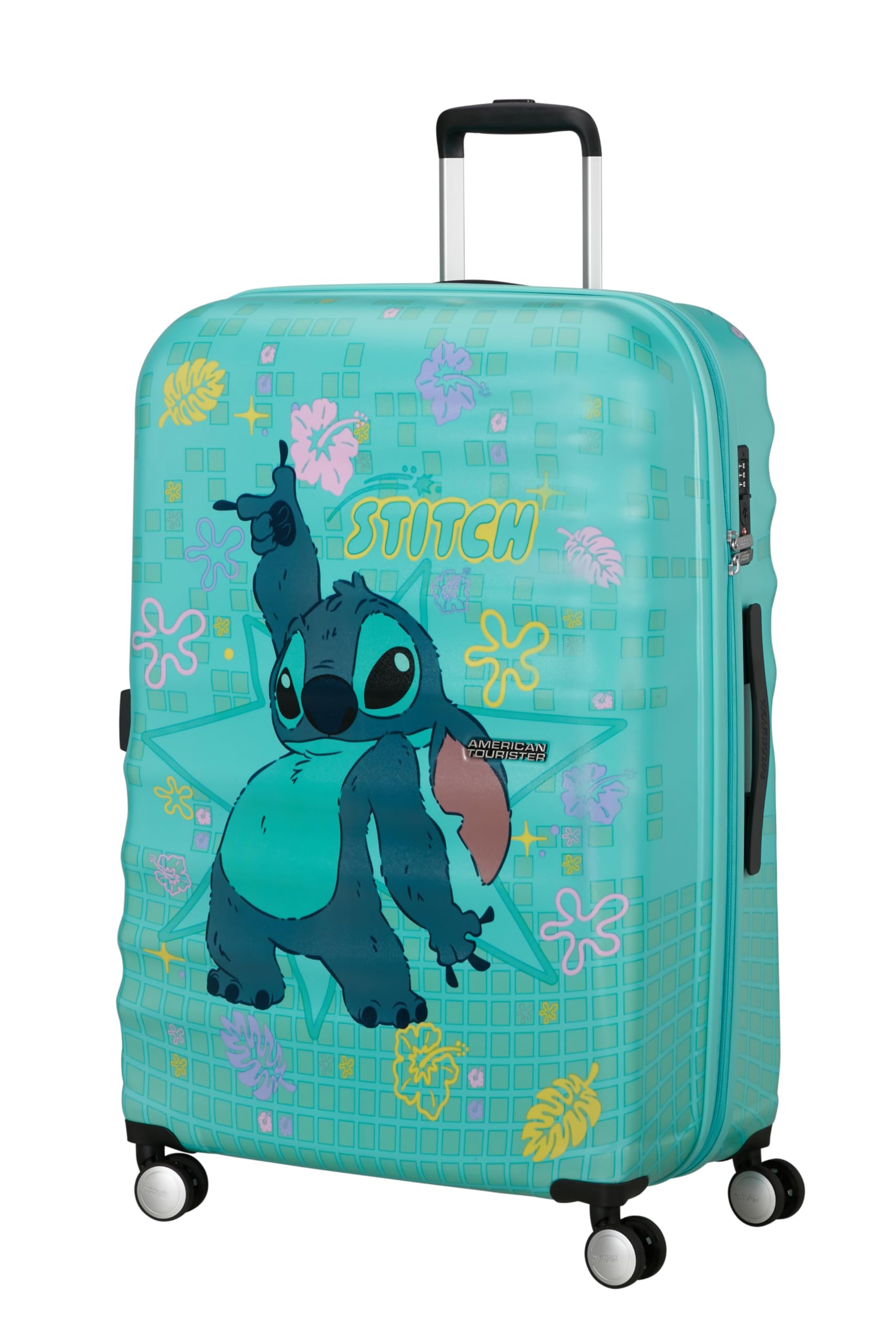 American Tourister Valise à Roulettes Wavebreaker Stitch Flower 96 L – One Size