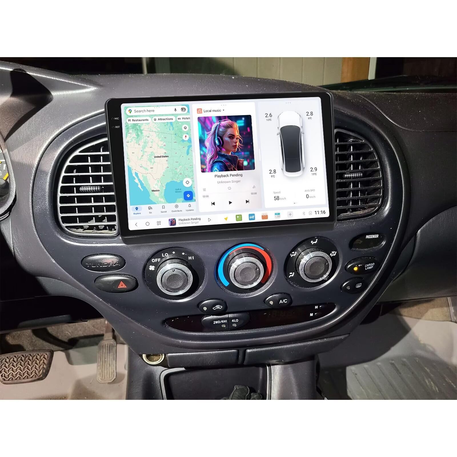 CAR MULTIMEDIA PLAYER 7インチ Amazon.com: MekedeTech DUDU7 Android Car Radio for Toyota Tundra