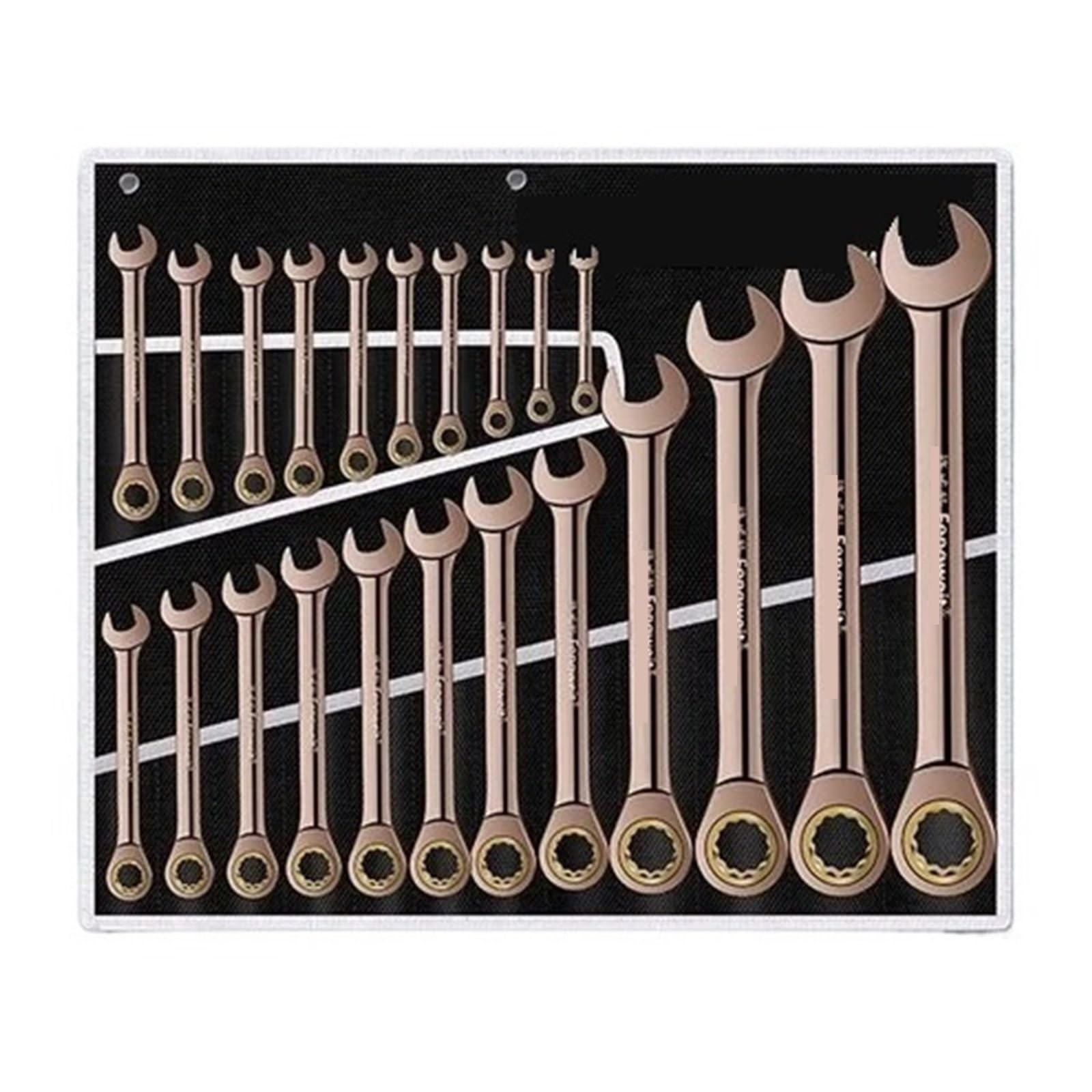 Zestaw Kluczy Grzechotkowych Zestaw Kluczy Nasadowych Zestaw Kluczy Metrycznych Grzechotkowych Zestaw Naprawczy Samochodów Szerokie Zastosowanie(22pcs)