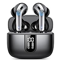 Cuffie Bluetooth, 2024 Auricolari Bluetooth 5.3 Stereo HiFi con 4 HD Mic