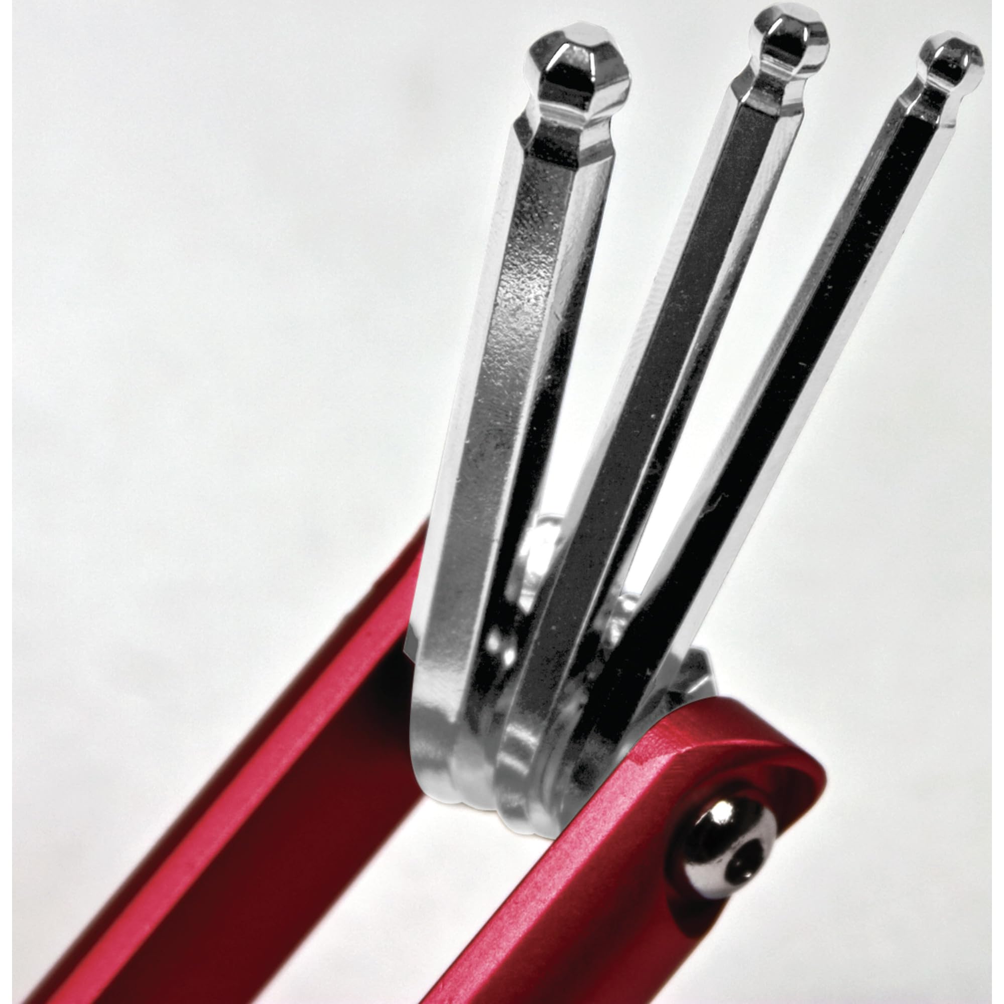 PERFORMANCE TOOL W9132 9 Piezas de Aluminio. Juego de Llaves hexagonales Plegables
