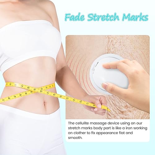 Miniatura 6 de CANDIKE Máquina de masaje corporal masajeador de espalda eléctrico de mano con 3 almohadillas lavables masajeador corporal para brazos piernas