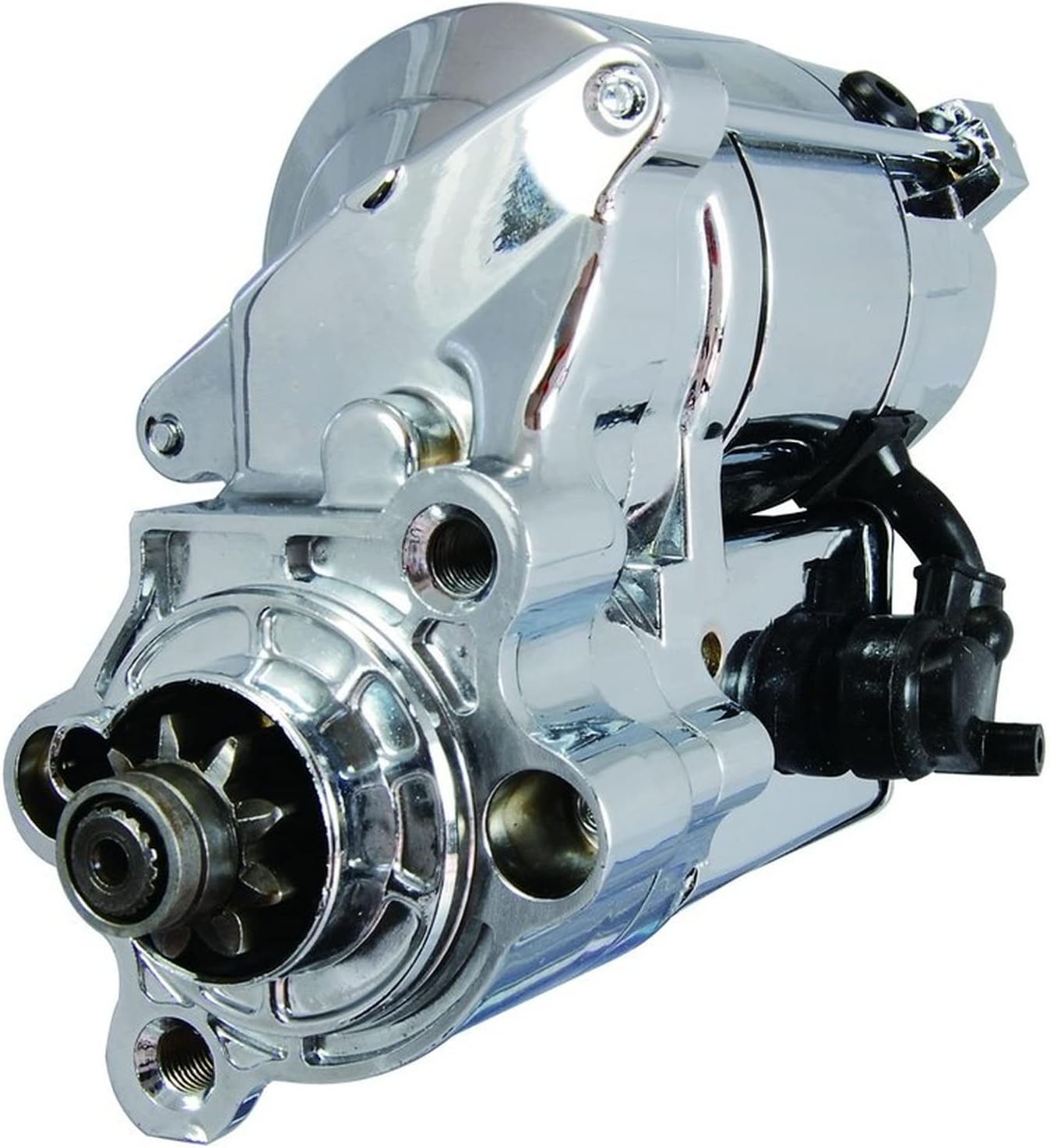 New Chrome Starter Compatible With Harley Davidson Sportster 1981-2014, XR1200 09-10, XL1200N 2007-12 31390-91A 31390-91B 31390-91E 31390-91F 31391-91 SHD0004 SHD0004C 31391-91A 31391-91B 31514-90