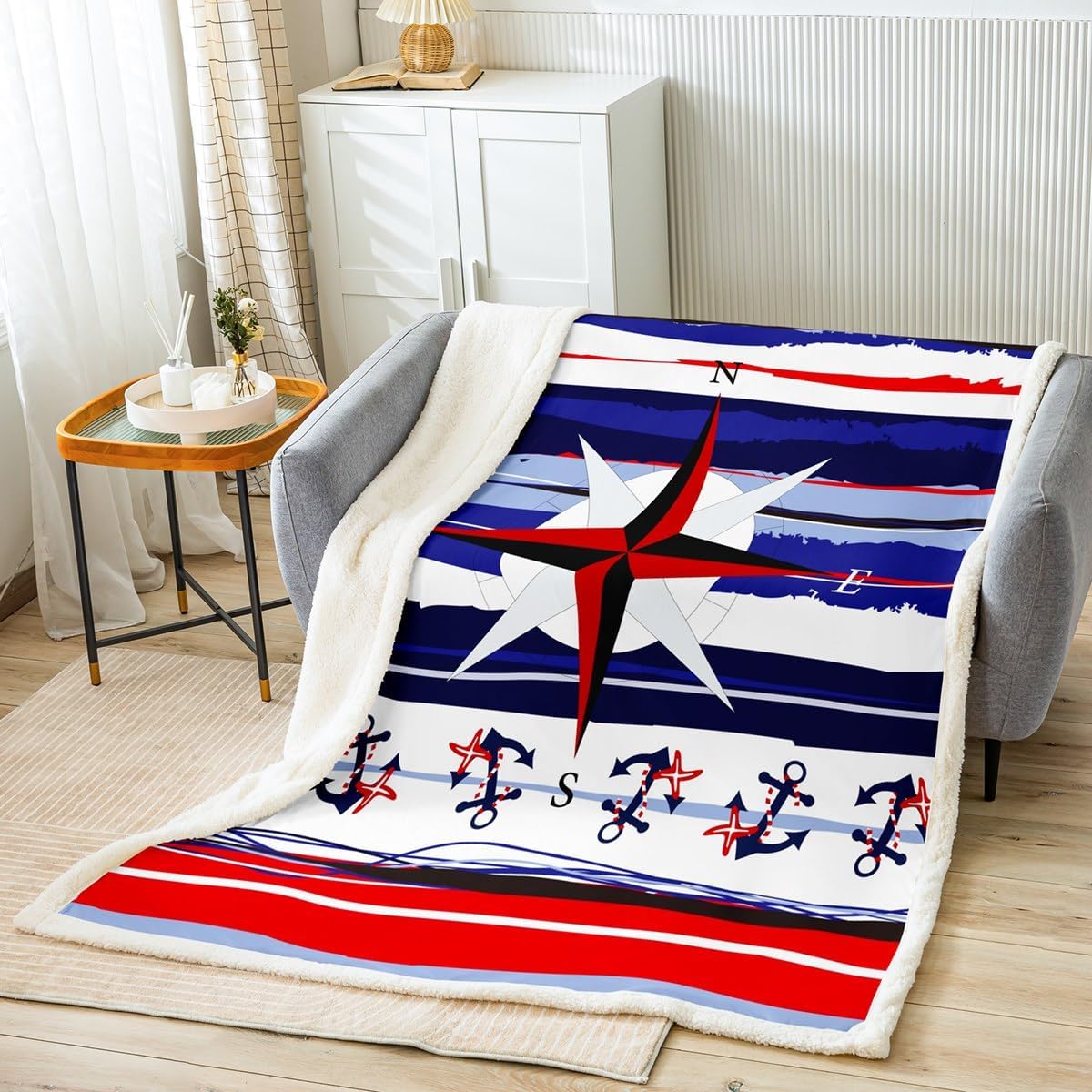 Feelyou Cherry Fleece Throw Blanket Fruits Sherpa Blanket for Kids Boys Girls Green Leaves Plush Blanket Pink and Red Fuzzy Blanket for Sofa Bed Couch,Twin 60X80 Inches