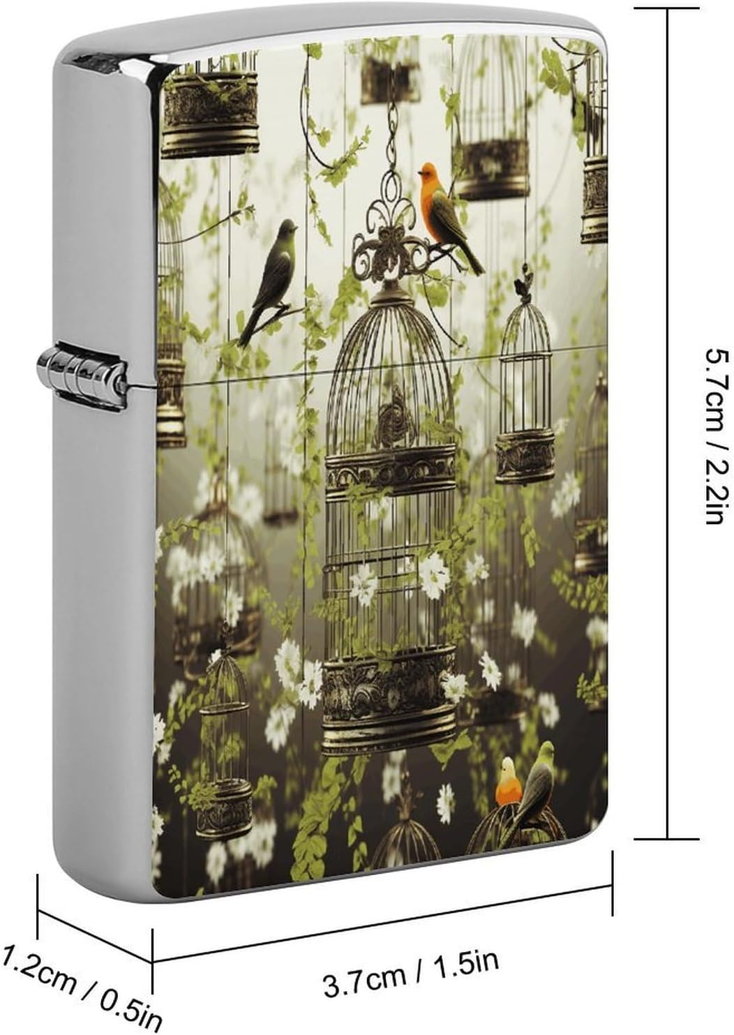 Birdcages and Birds Lighter Case Cover Lighter Shell