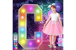 imprsv 4FT Colorful Marquee Light Up Letters C