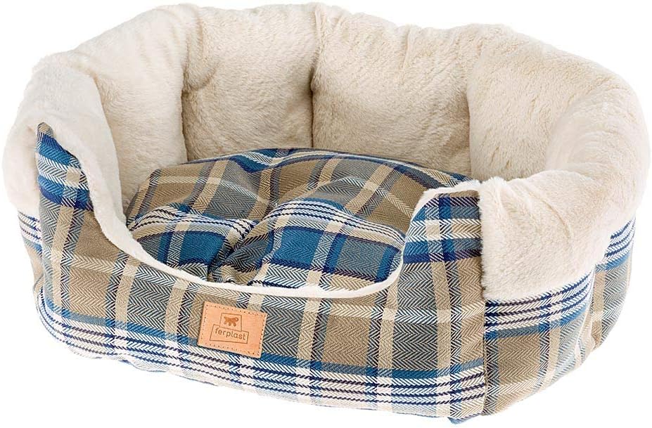 FERPLAST Bed Dog Cat Etoile 6 Blue,Black,Medium