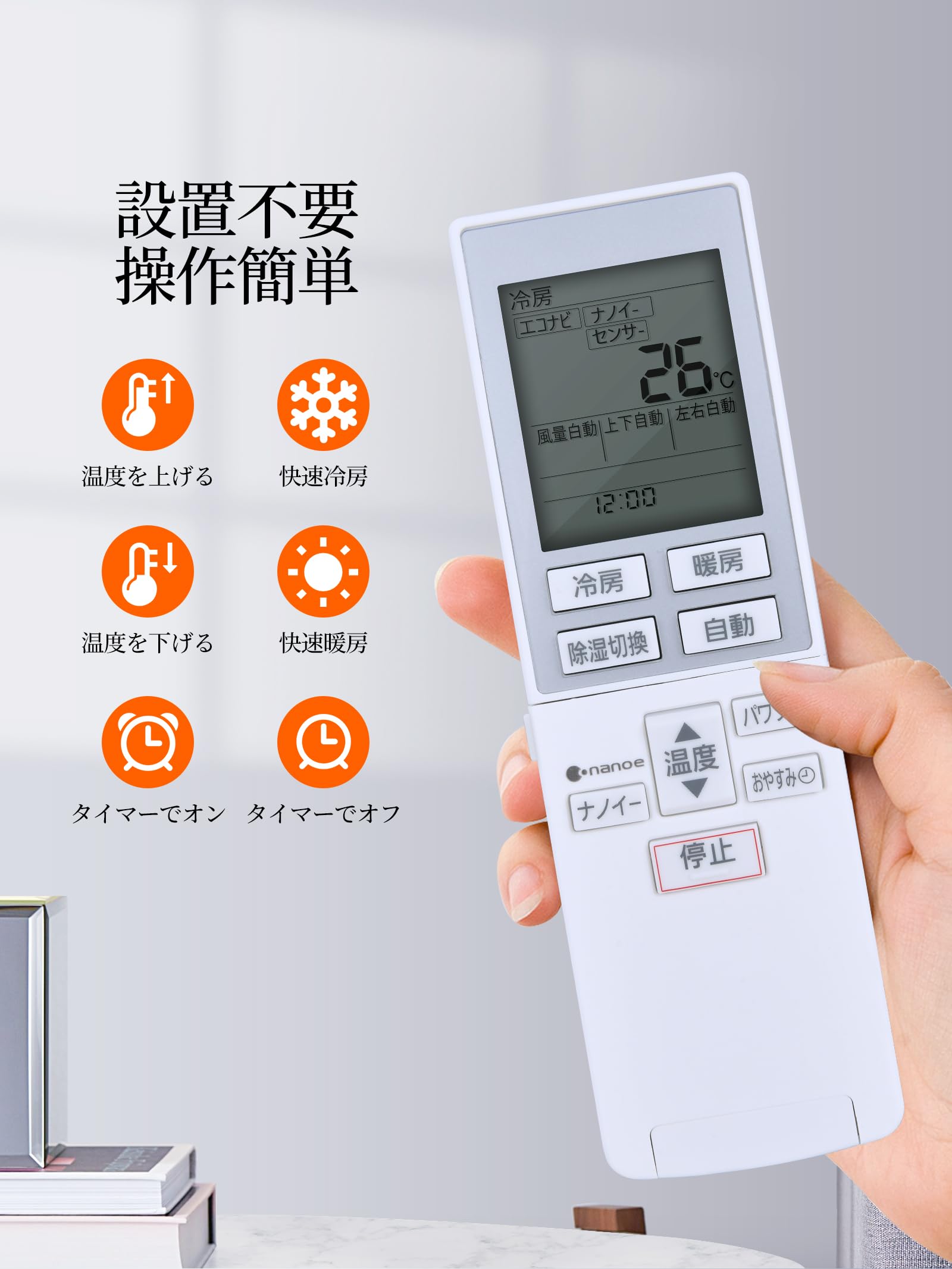 Amazon.co.jp: エアコンリモコン A75C4679 CWA75C4680X for