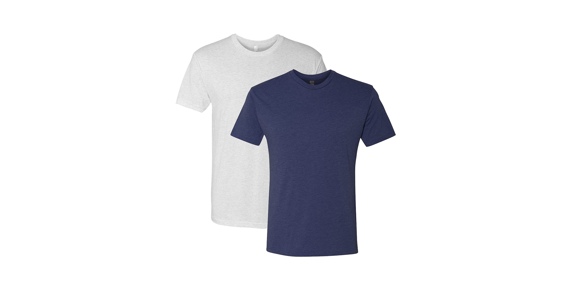 Next Level Men's Tri Blend Crew T-Shirt (Pack of 2), XX