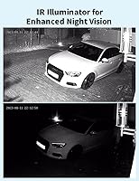 Vista 4 de Tonton Paquete de 2 iluminadores LED IR gran angular, 8 LED de 90 grados, 100 pies, luz de inundación infrarroja infrarroja, compatible con cámaras