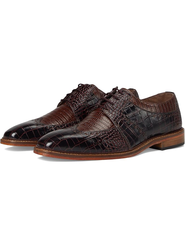Black Stacy Adams Travato Wingtip Lace-Up