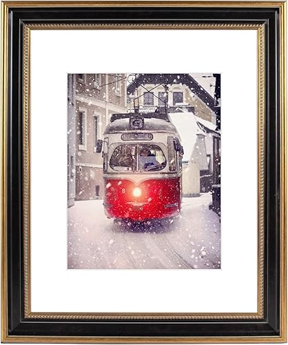 Space Art Deco, Portarretratos de 16 x 20 pulgadas con paspartú para fotos o exhibiciones de 11 x 14 pulgadas, marco de póster de 16 x 20 pulgadas