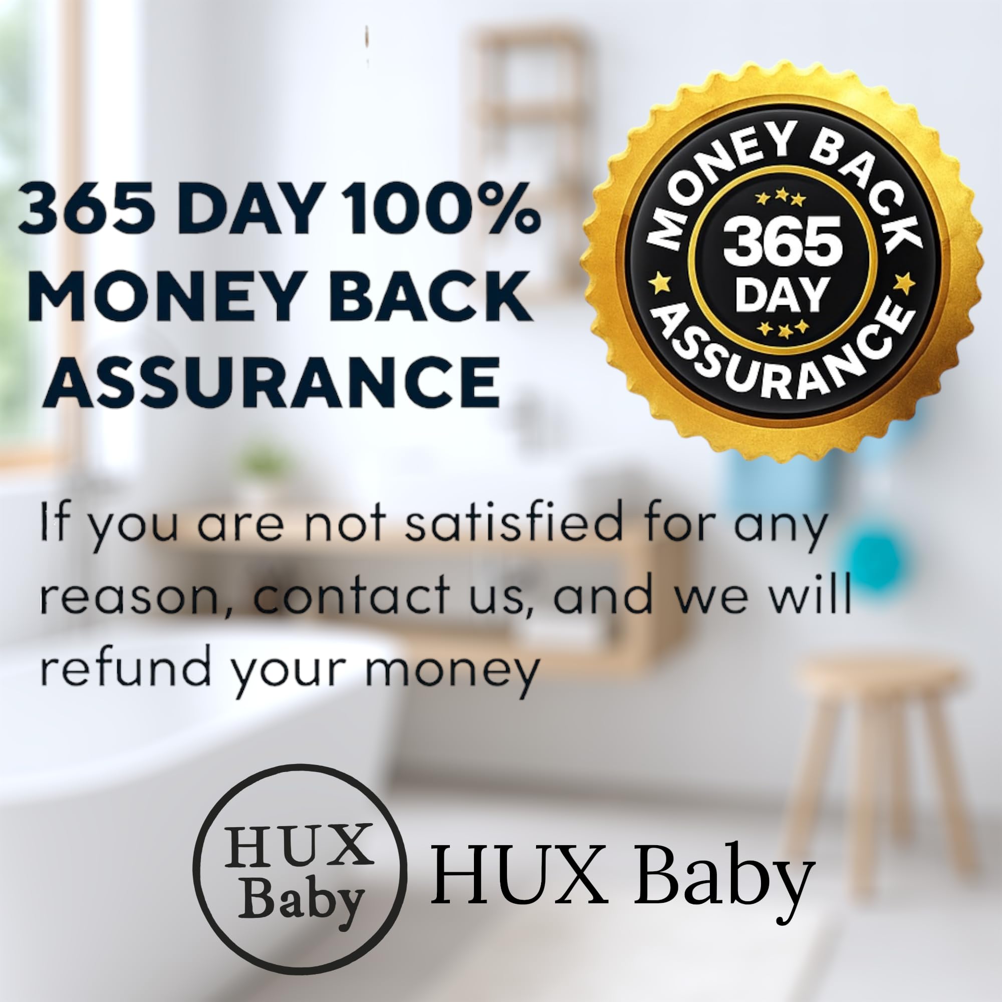 HUX Baby Baby-Badewannen-Knieschützer und Ellenbogenstützen-Set, Badematte, Badespielzeug-Organizer für Badewanne, Ellenbogen- und Kniestützen-Set, Lua Grey