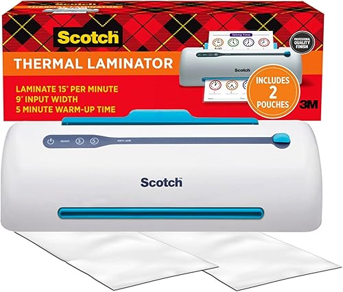 Miniatura 11 de Laminator térmico Scotch Pro, sistema de 2 rodillos, 16.06 x 4.25 x 4.96 pulgadas