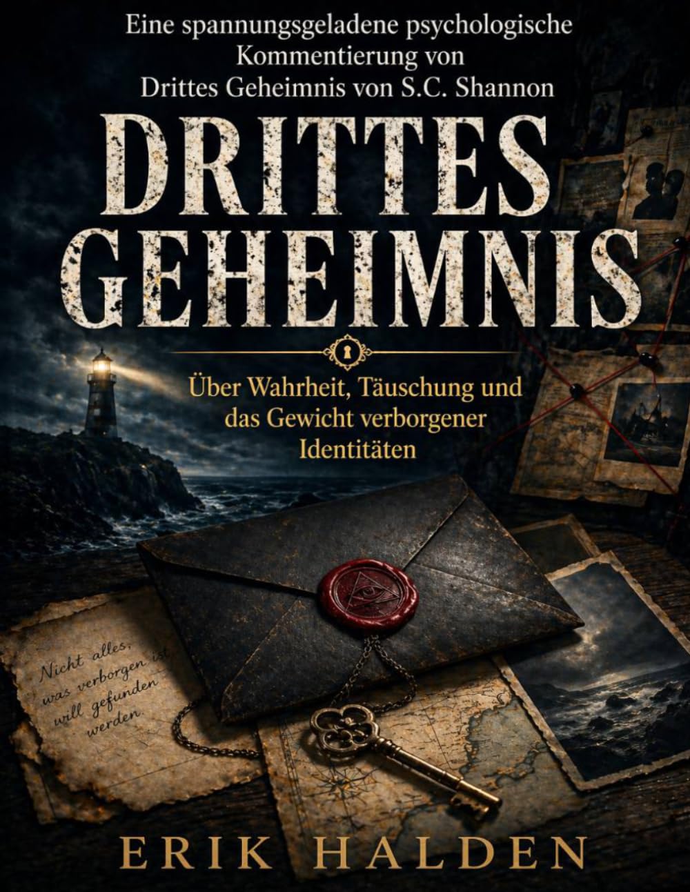Eine spannungsgeladene psychologische Kommentierung von Drittes Geheimnis von S.C. Shannon: Über Wahrheit, Täuschung und das Gewicht verborgener Identitäten