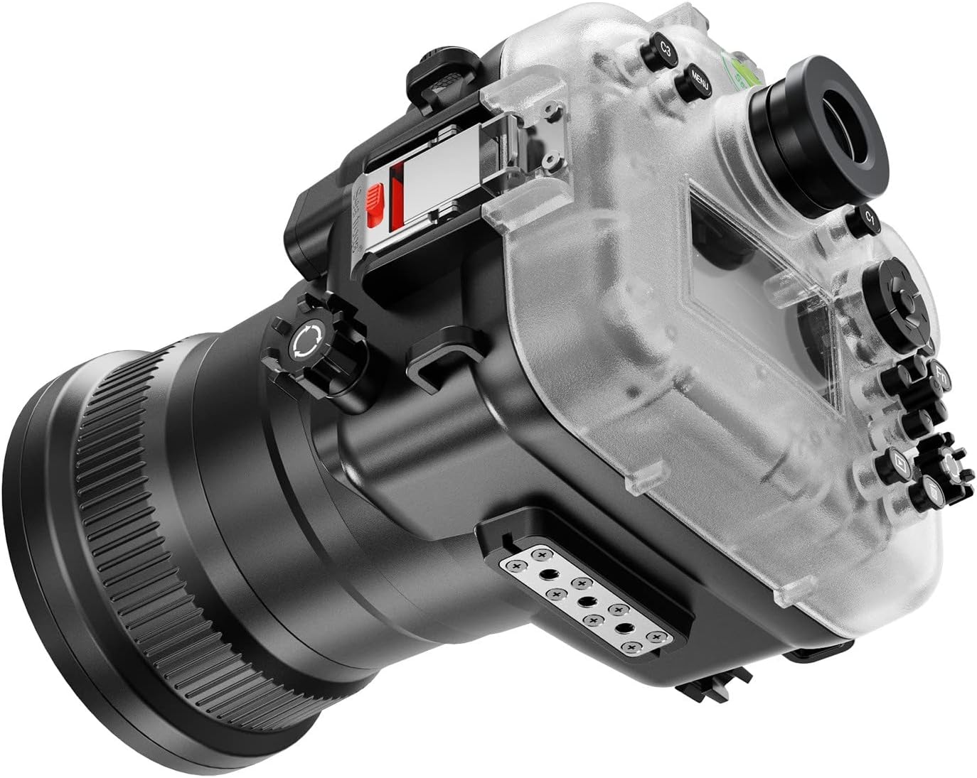 Seafrogs Underwater Housing for Sony A7R V Sony a7r5 [40M/130FT] Waterproof Diving Case for Sony Alpha 7R IV + FE 28-70mm F3.5-5.6, FE 16-35mm F4 ZA OSS Lenses