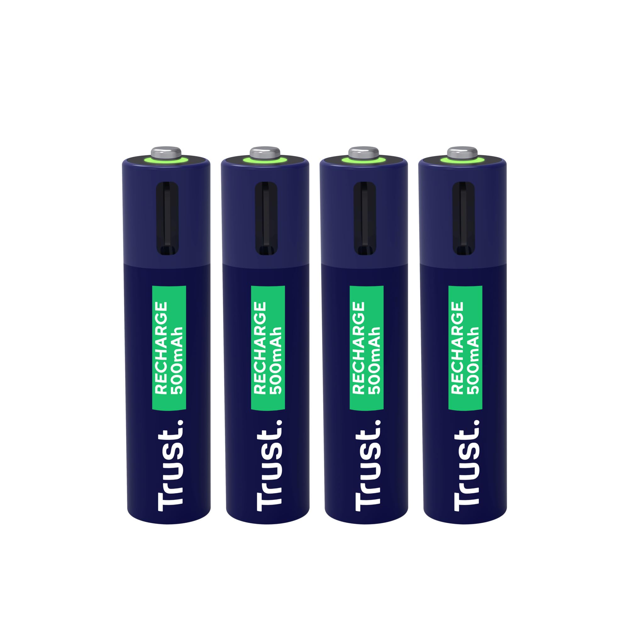 Pack de 4 Pilas AAA Trust 25671/ Recargables