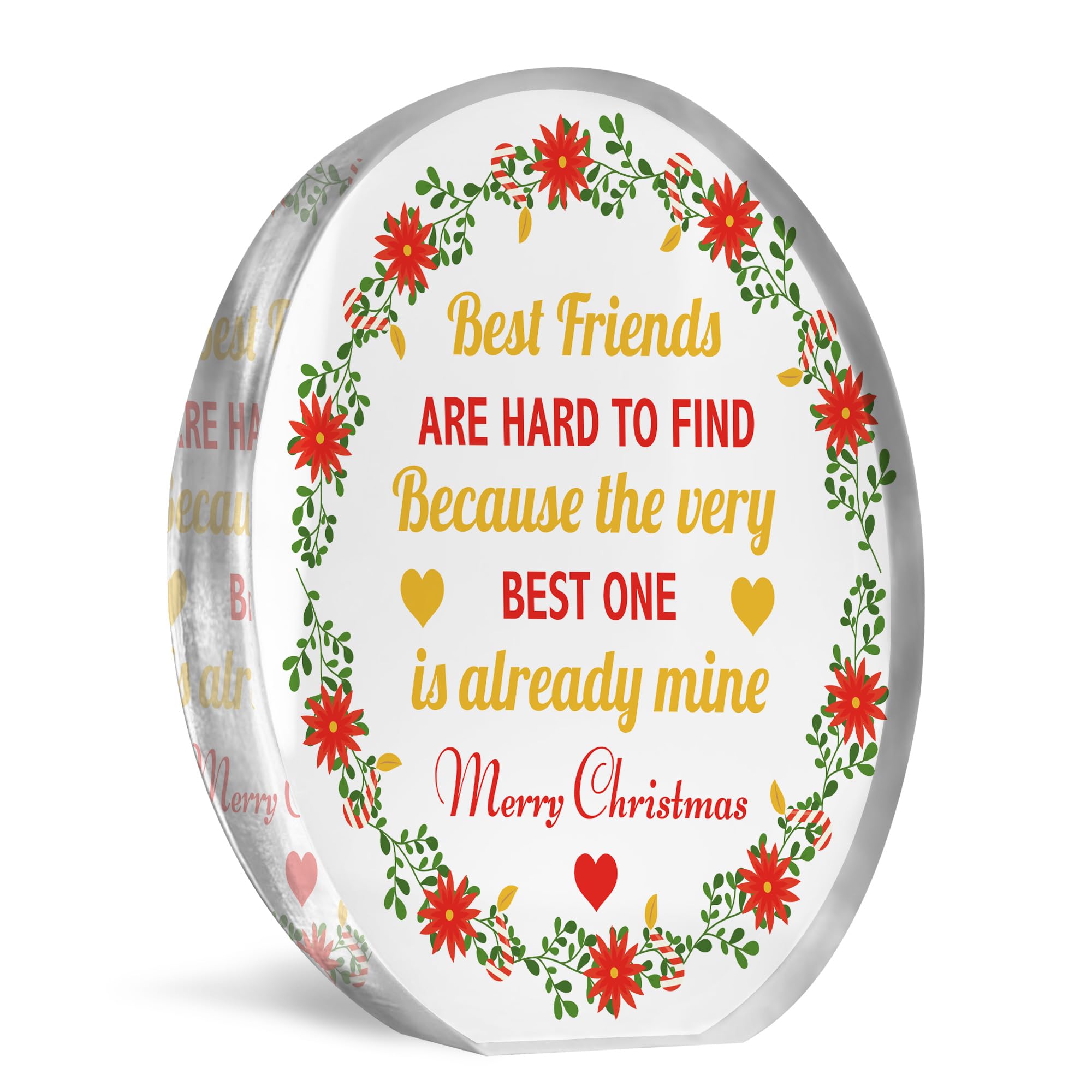 Red Ocean Best Friend Plaque Best Friend Is Already Mine Special Friendship Gift For Christmas Her Him Thank You Gift For Friend Friendship Gifts For Women Men Gift Idea For Best Friend Keepsake