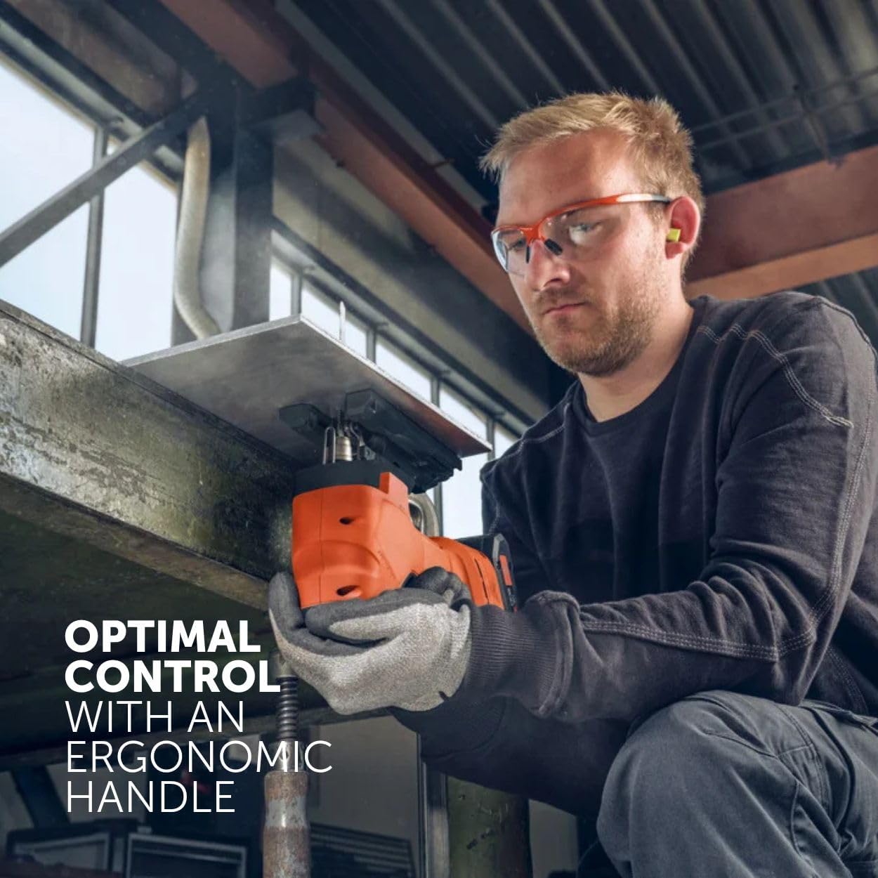 Fein Cordless Jigsaw for Precision Metal & Wood Cutting - 1" Stroke, Low Vibration, Ergonomic Handle, Includes 2 x 4Ah Core 18V Batteries & Rapid Charger - 71360562090