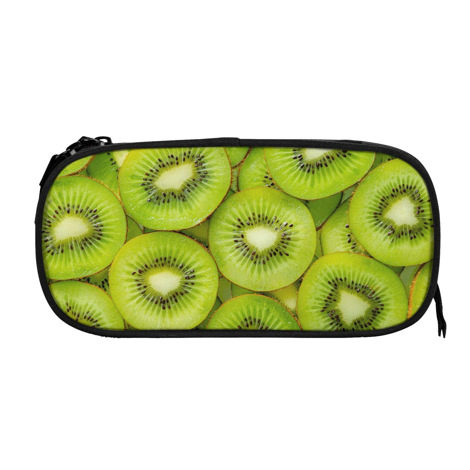 Amazon.co.jp: キウイフルーツ ペンケース 大容量 筆箱 筆入れ 鉛筆