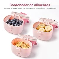 Vista 5 de NCVI Dosificador de Fórmula para Bebés Para Llevar, Contenedor de Fórmula Para Llevar, Porta Fórmula para Viajes, Picnic al Aire Libre con Bebé