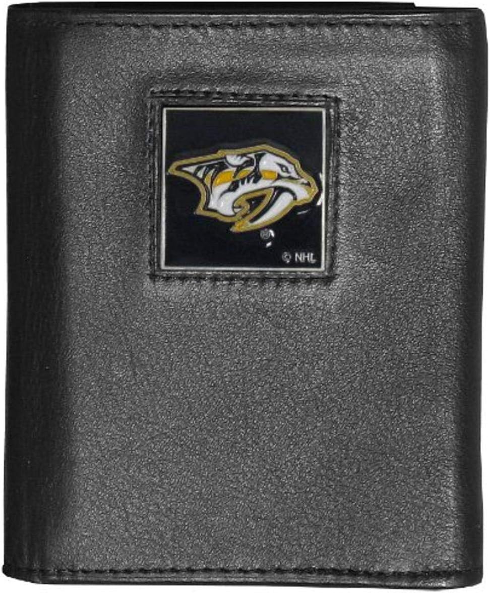 Siskiyou Sports NHL Executive Genuine Leather Tri-Fold Wallet