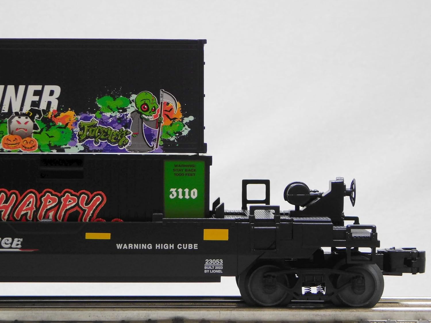 Lionel Fast Fright Halloween Graffiti Maxi-Stack O Gauge 2323050-F