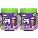 ALPINO Chocolate Peanut Butter Smooth 800g (400g Pack of 2) - Roasted Peanuts, Chocolate Paste, Brown Sugar & Sea Salt - 26g Protein, non-GMO, Gluten Free, – Plant Based Peanut Butter Creamy gallery image