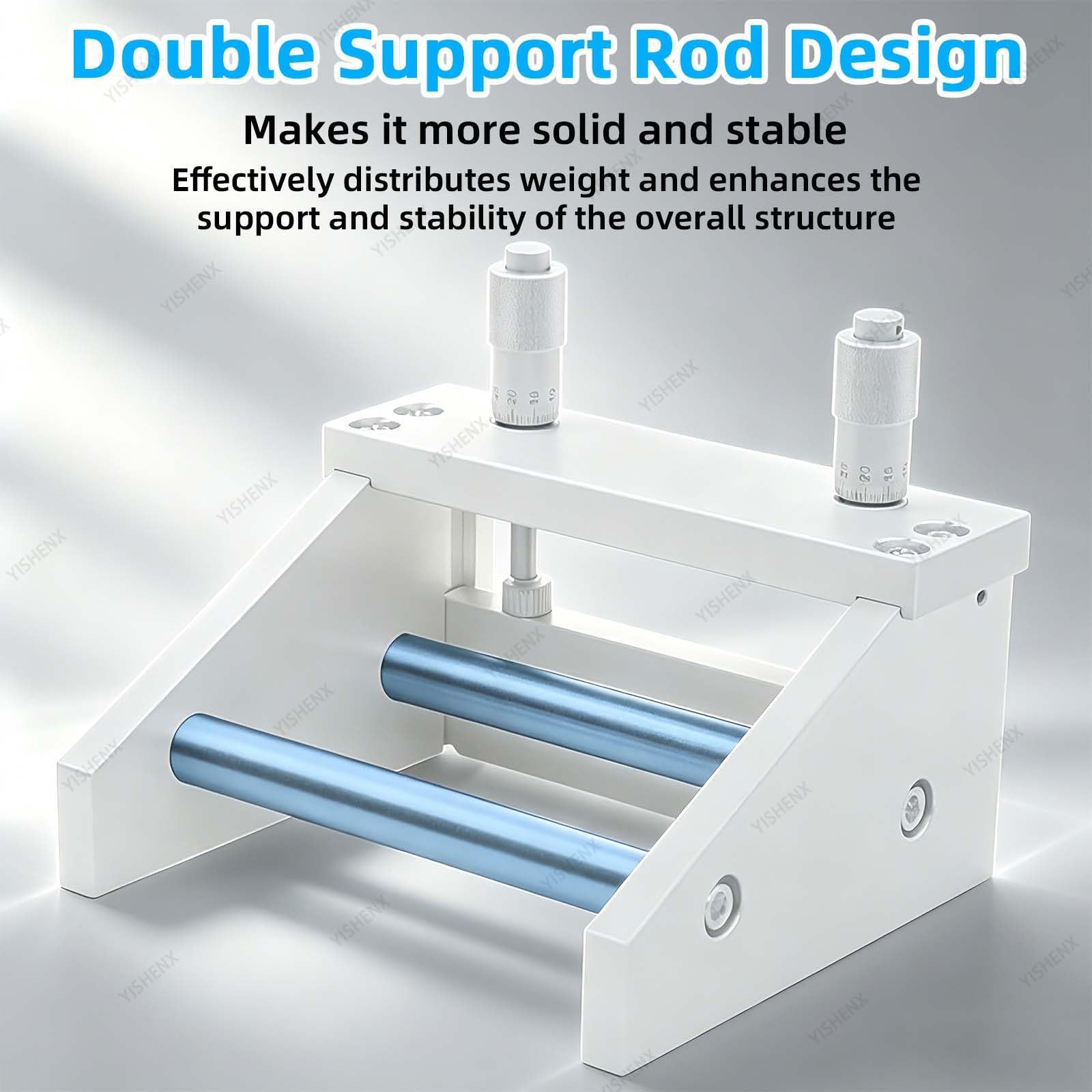 Aplicador De Recubrimiento De Película Para Laboratorio, Raspador Profesional, Diseño Magnético, Ajustable De 0 a 3500 μm, Precisión De ±10 μm, Para Recubrimiento De Placas De Vidrio Y Metal(250mm)