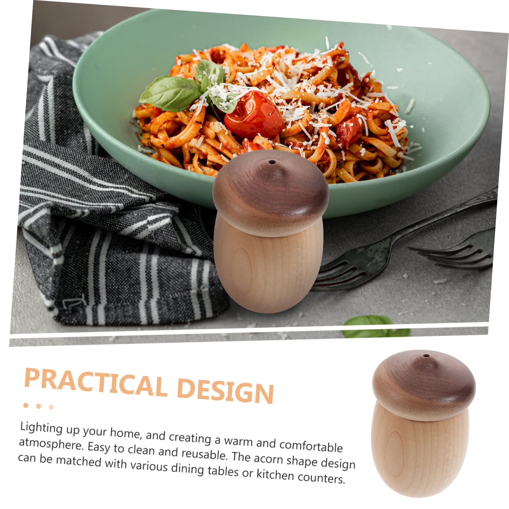 OFFSCH Creative Acorn Shape Toothpick Holder Wooden Container for Home Restaurant Bar and Compact Lightweight Design Keeps Toothpicks Clean and Accessible