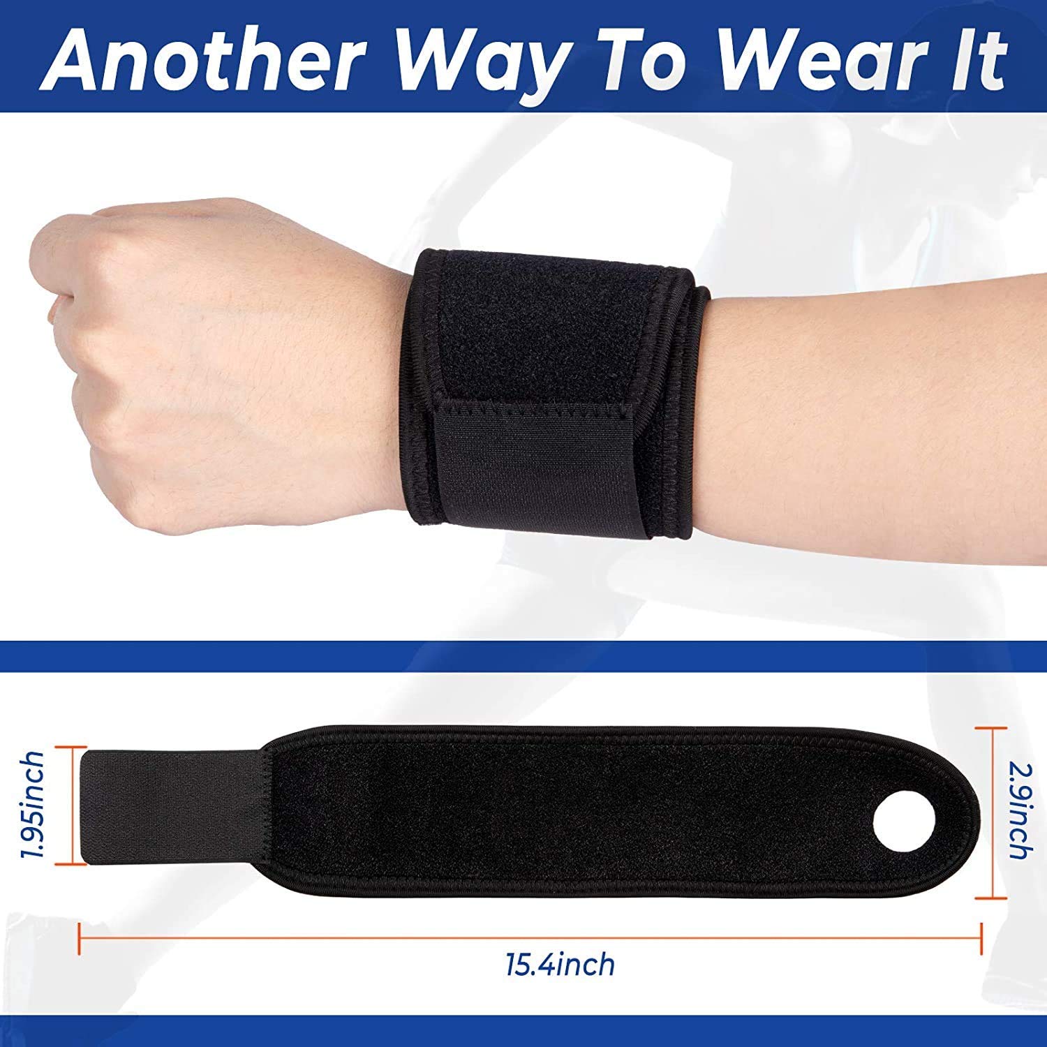Shiwaki Wrist Brace/Wrist Wrap/Reduce wrist load, Carpal Tunnel, Wrist Sleeve for Men & Women Fit for Right and Left Hand - Image 4