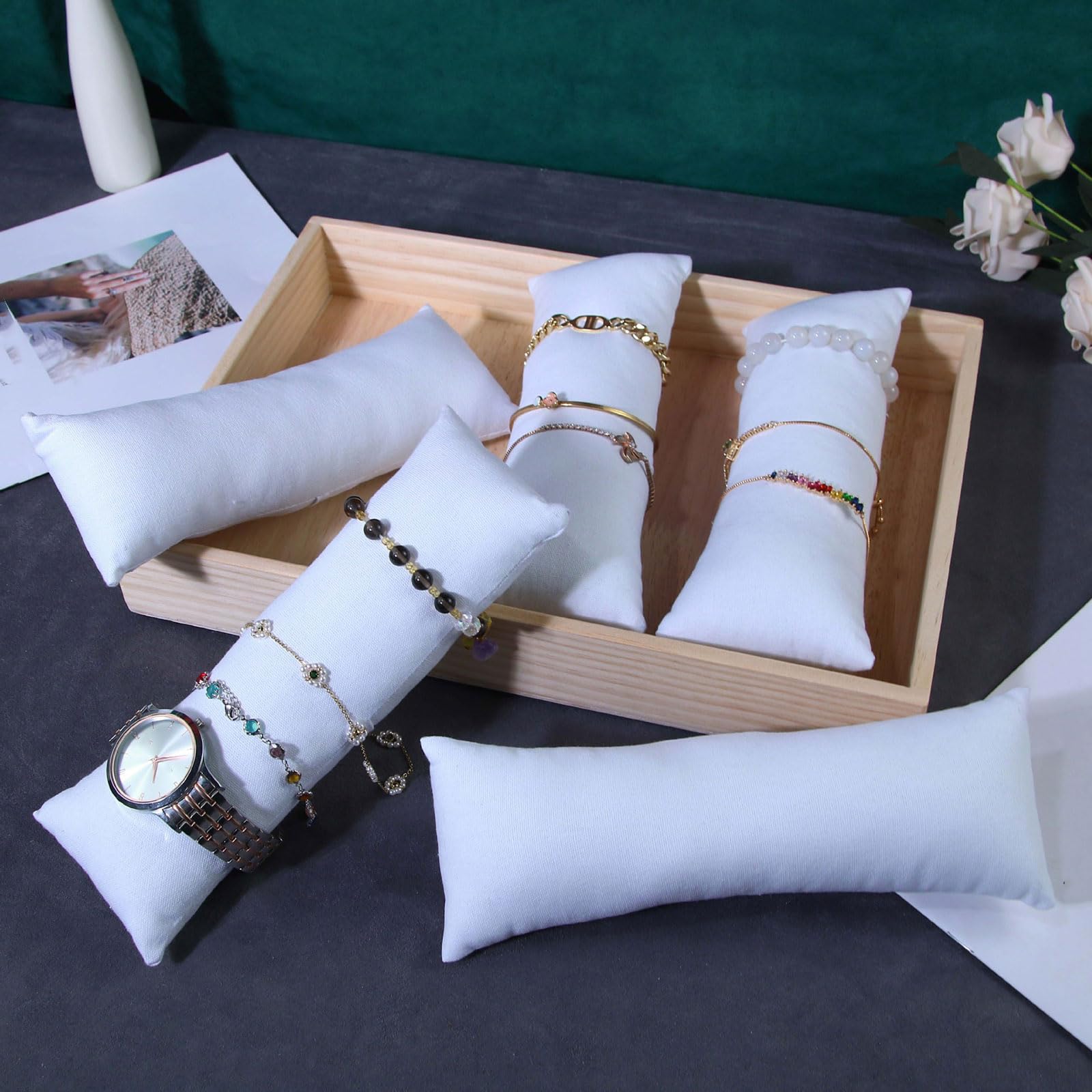 Espositore regolabile per gioielli, comodo supporto per collana e vassoio per orologi per gli amanti dei gioielli, perfetto per collane, bracciali e accessori